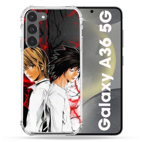 Coque Renforcée Pour Samsung Galaxy A36 5G Manga Death Note Duo