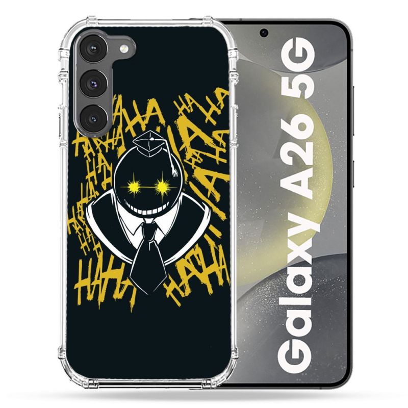 Coque renforcée Pour Samsung Galaxy A26 5G Manga Assassination Classroom Kuro Noir