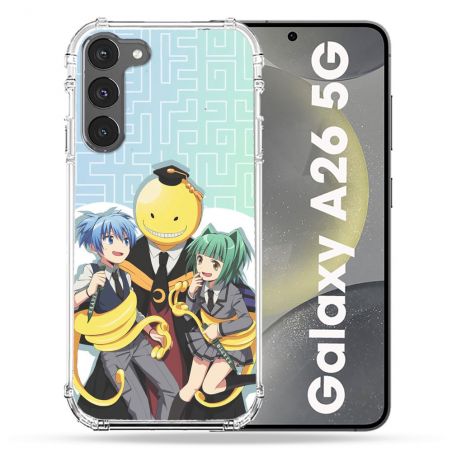 Coque renforcée Pour Samsung Galaxy A26 5G Manga Assassination Classroom Kuro Trio
