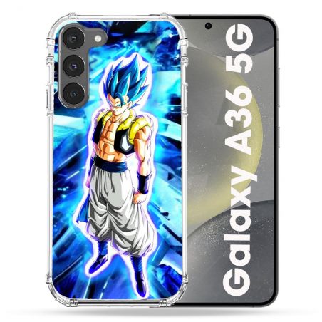 Coque Renforcée Pour Samsung Galaxy A36 5G Manga Dragon Ball Gogeta Lumiere