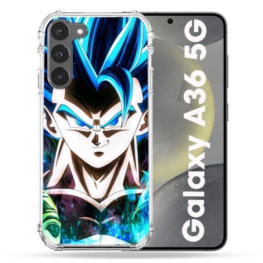 Coque Renforcée Pour Samsung Galaxy A36 5G Manga Dragon Ball Gogeta Visage
