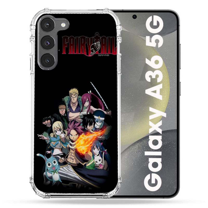 Coque Renforcée Pour Samsung Galaxy A36 5G Manga Fairy Tail Logo Team