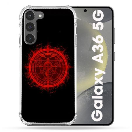 Coque Renforcée Pour Samsung Galaxy A36 5G Manga Fullmetal Alchemist Logo