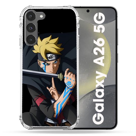Coque renforcée Pour Samsung Galaxy A26 5G Manga Boruto Tatouage