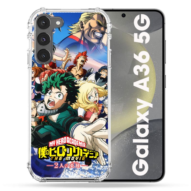 Coque Renforcée Pour Samsung Galaxy A36 5G Manga My Hero Academia Affiche
