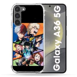 Coque Renforcée Pour Samsung Galaxy A36 5G Manga My Hero Academia Noir