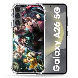 Coque renforcée Pour Samsung Galaxy A26 5G Manga Demon Slayer Groupe