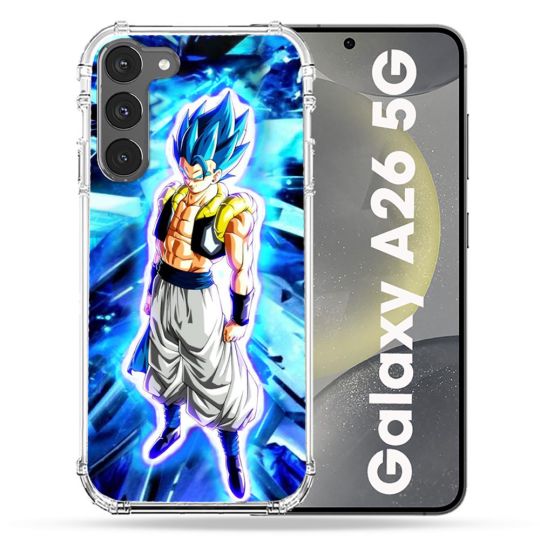 Coque renforcée Pour Samsung Galaxy A26 5G Manga Dragon Ball Gogeta Lumiere