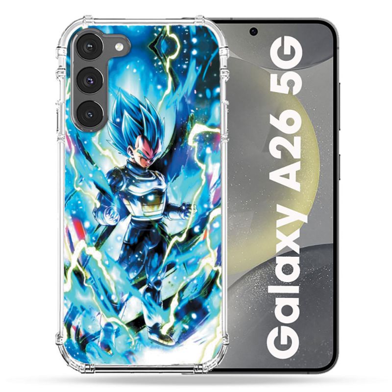 Coque renforcée Pour Samsung Galaxy A26 5G Manga Dragon Ball Vegeta Bleu