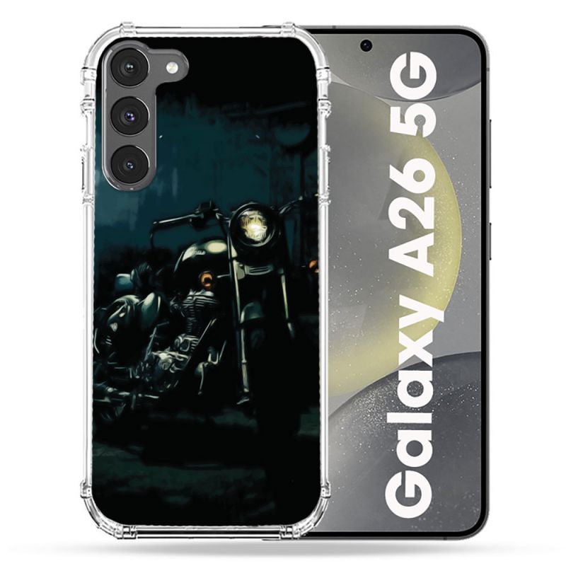 Coque renforcée Pour Samsung Galaxy A26 5G Moto Harley Vintage