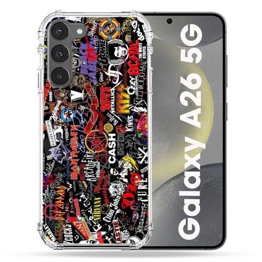 Coque renforcée Pour Samsung Galaxy A26 5G Musique Rock Groupe