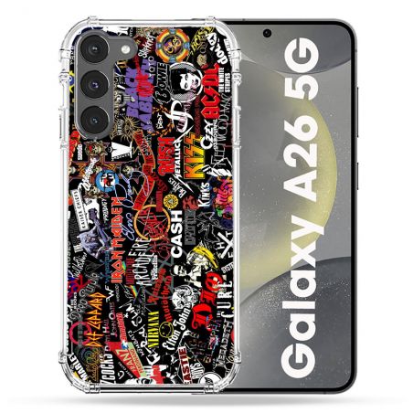 Coque renforcée Pour Samsung Galaxy A26 5G Musique Rock Groupe