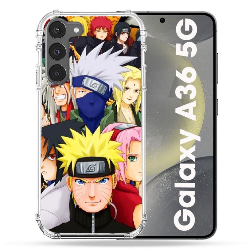 Coque Renforcée Pour Samsung Galaxy A36 5G Manga Naruto Team