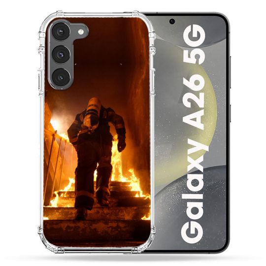 Coque renforcée Pour Samsung Galaxy A26 5G Pompier Escalier