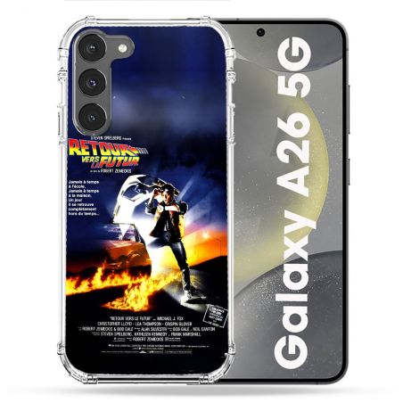 Coque renforcée Pour Samsung Galaxy A26 5G Retour Vers Le Futur Affiche