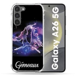Coque renforcée Pour Samsung Galaxy A26 5G Signe Zodiaque 2 Gémeaux