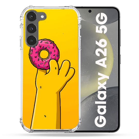 Coque renforcée Pour Samsung Galaxy A26 5G Simpson Donuts