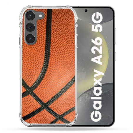 Coque renforcée Pour Samsung Galaxy A26 5G Sport Ballon Basket