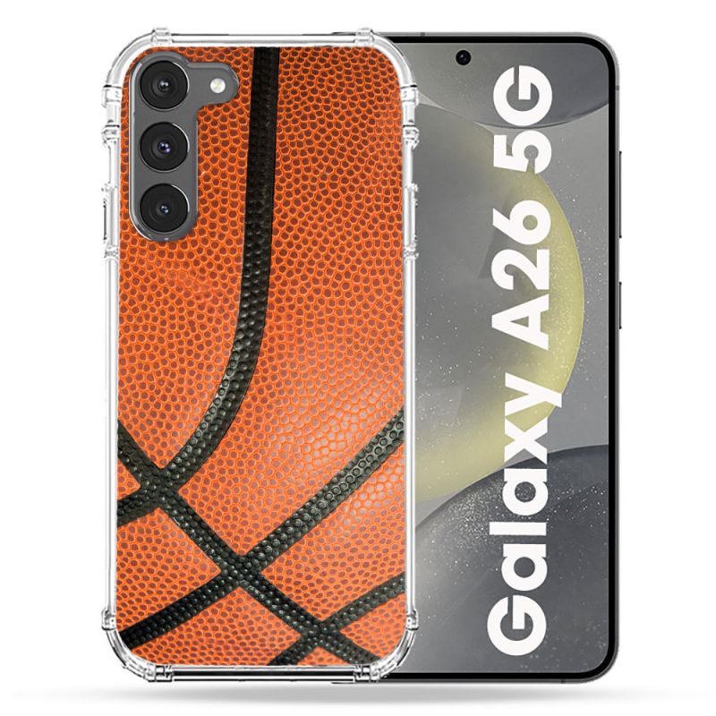 Coque renforcée Pour Samsung Galaxy A26 5G Sport Ballon Basket