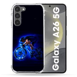 Coque renforcée Pour Samsung Galaxy A26 5G Sport Cyclisme Bleu