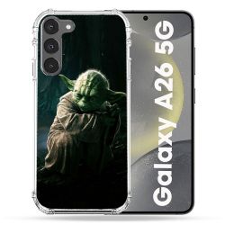 Coque renforcée Pour Samsung Galaxy A26 5G Star Wars - Yoda sombre