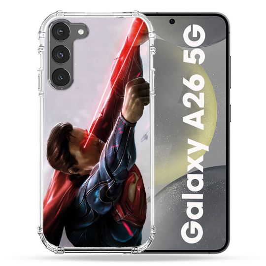 Coque renforcée Pour Samsung Galaxy A26 5G Superman Laser