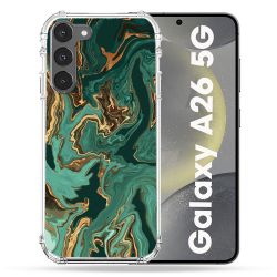 Coque renforcée Pour Samsung Galaxy A26 5G Texture Marbre Vert