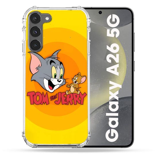 Coque renforcée Pour Samsung Galaxy A26 5G Tom Jerry
