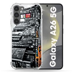 Coque renforcée Pour Samsung Galaxy A26 5G Voyage Amerique USA New York Taxi