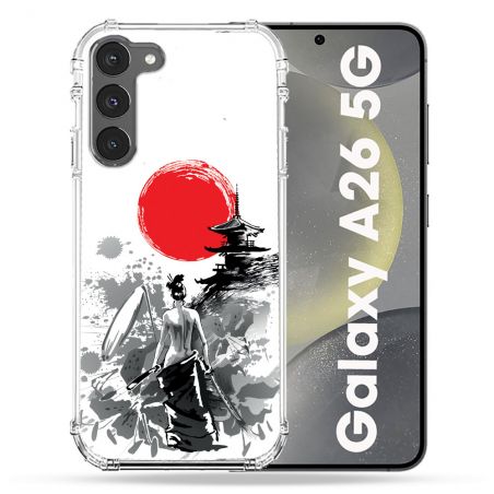 Coque renforcée Pour Samsung Galaxy A26 5G Voyage Japon Femme