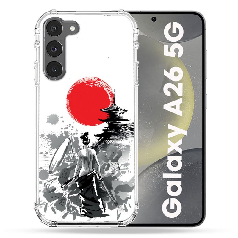 Coque renforcée Pour Samsung Galaxy A26 5G Voyage Japon Femme
