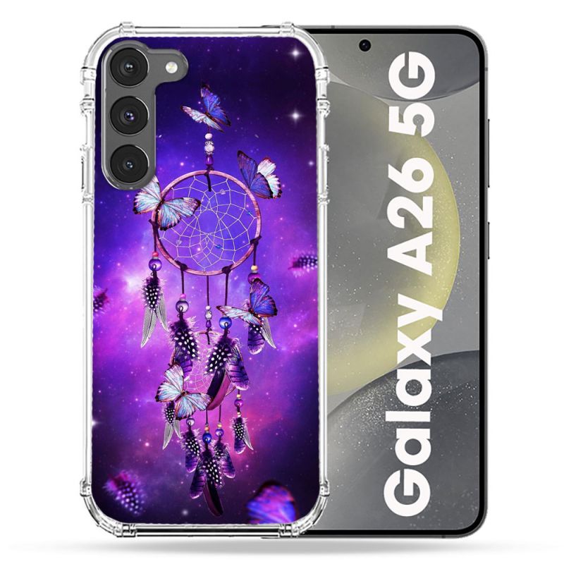 Coque renforcée Pour Samsung Galaxy A26 5G Zen Attrape Reve Papillon
