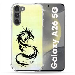 Coque Transparente Pour Samsung Galaxy A26 5G Dragon Noir