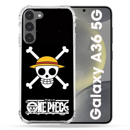 Coque Renforcée Pour Samsung Galaxy A36 5G Manga One Piece Tete de Mort