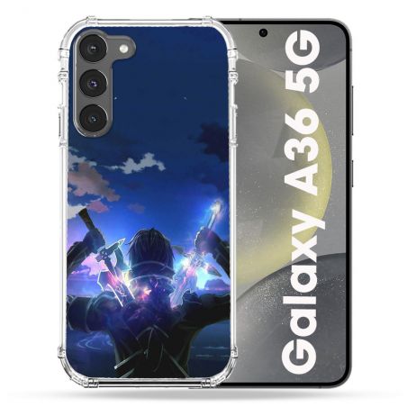Coque Renforcée Pour Samsung Galaxy A36 5G Manga SAO sword Art Online Epee