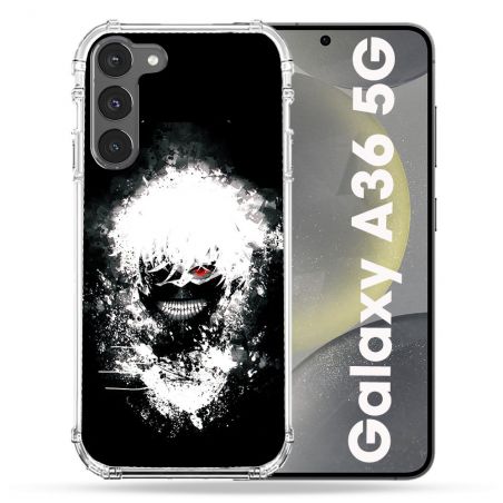 Coque Renforcée Pour Samsung Galaxy A36 5G Manga Tokyo Ghoul Kaneki Tag