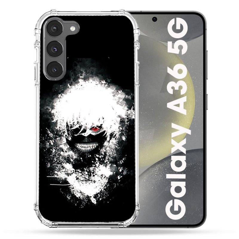 Coque Renforcée Pour Samsung Galaxy A36 5G Manga Tokyo Ghoul Kaneki Tag