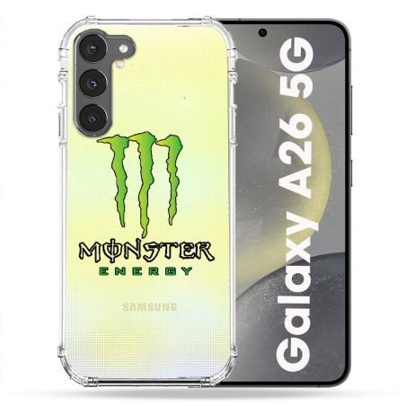 Coque Transparente Pour Samsung Galaxy A26 5G Monster Energy