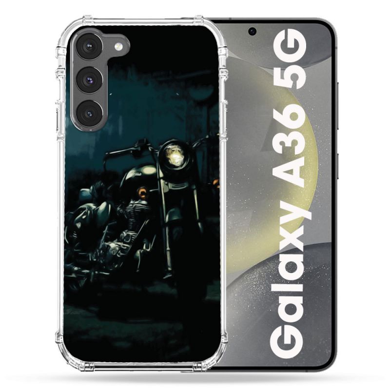 Coque Renforcée Pour Samsung Galaxy A36 5G Moto Harley Vintage