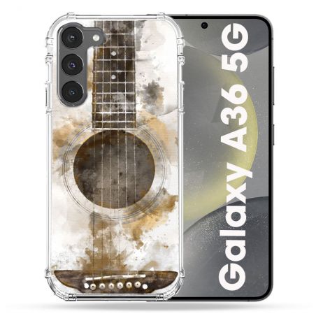 Coque Renforcée Pour Samsung Galaxy A36 5G Musique Guitare Tag