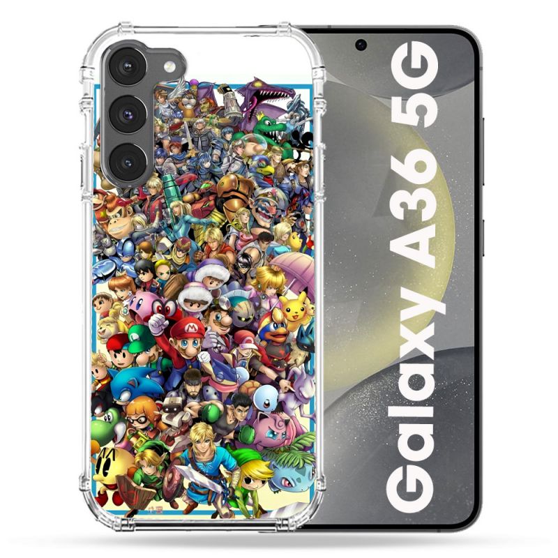 Coque Renforcée Pour Samsung Galaxy A36 5G Nintendo