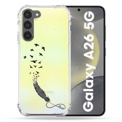 Coque Transparente Pour Samsung Galaxy A26 5G Plume Infini