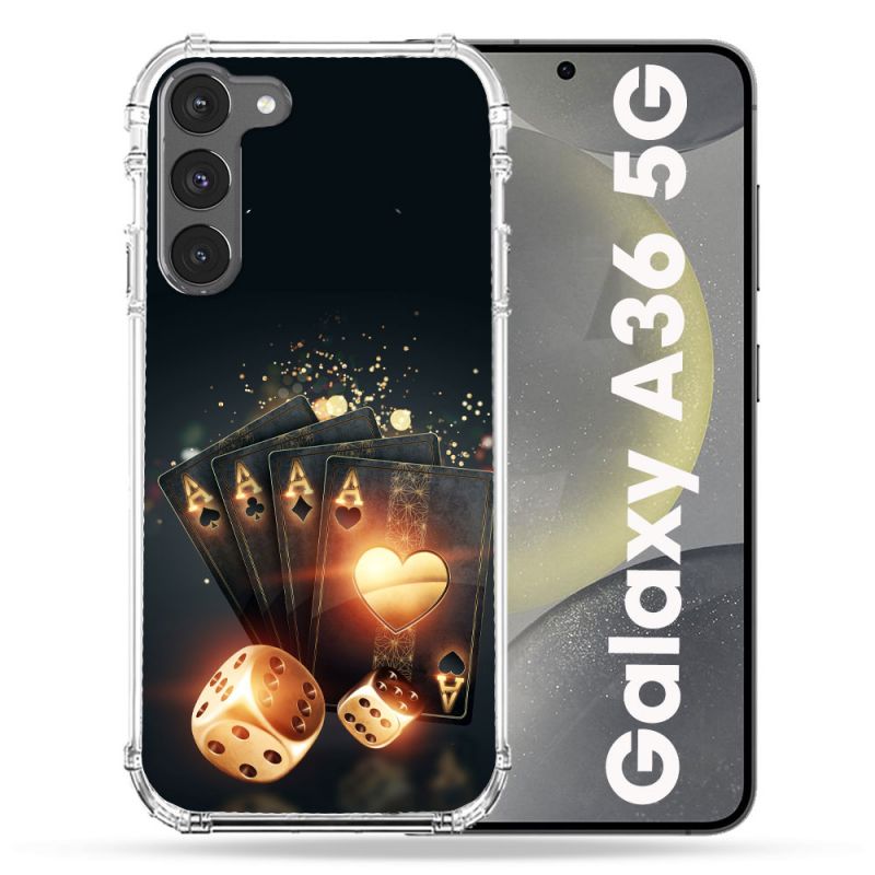 Coque Renforcée Pour Samsung Galaxy A36 5G Poker Des