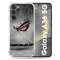 Coque Renforcée Pour Samsung Galaxy A36 5G ROG Gris
