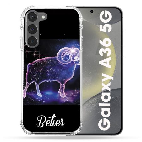 Coque Renforcée Pour Samsung Galaxy A36 5G Signe Zodiaque 2 Bélier