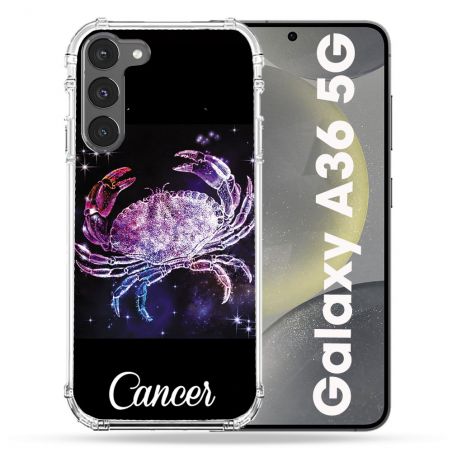 Coque Renforcée Pour Samsung Galaxy A36 5G Signe Zodiaque 2 Cancer