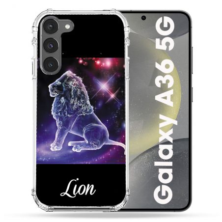 Coque Renforcée Pour Samsung Galaxy A36 5G Signe Zodiaque 2 Lion
