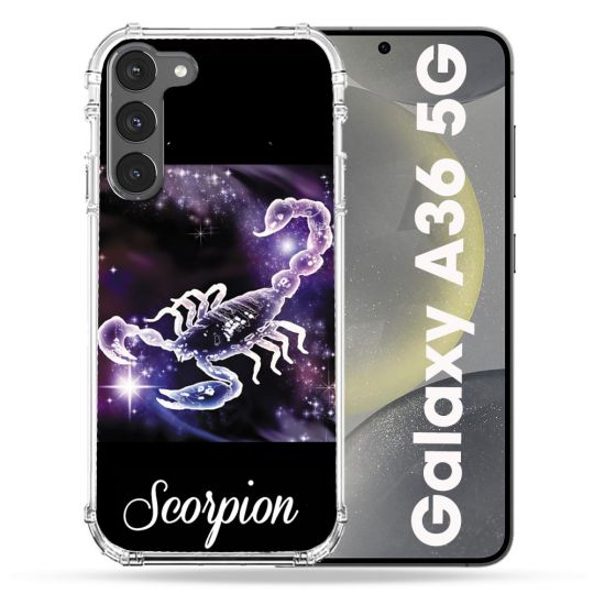 Coque Renforcée Pour Samsung Galaxy A36 5G Signe Zodiaque 2 Scorpion