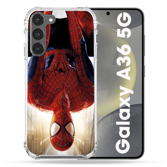 Coque Renforcée Pour Samsung Galaxy A36 5G Spiderman Invers