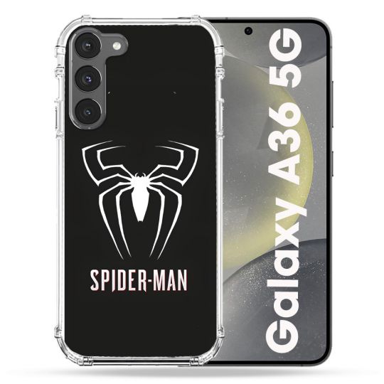 Coque Renforcée Pour Samsung Galaxy A36 5G Spiderman Logo
